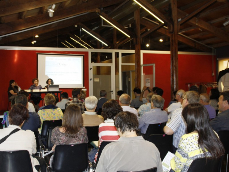 Presentació del projecte de rehabilitació participada de la riera de Caldes. Foto: Ajuntament de Santa Perpètua de Mogoda.