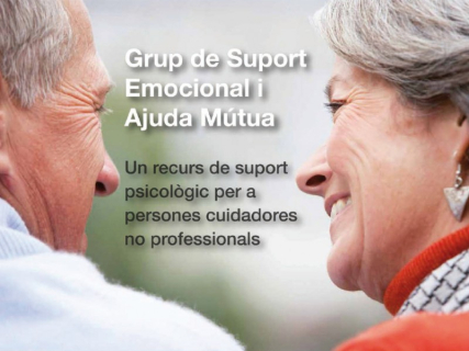 Imatge del cartell del grup de suport a persones cuidadores.