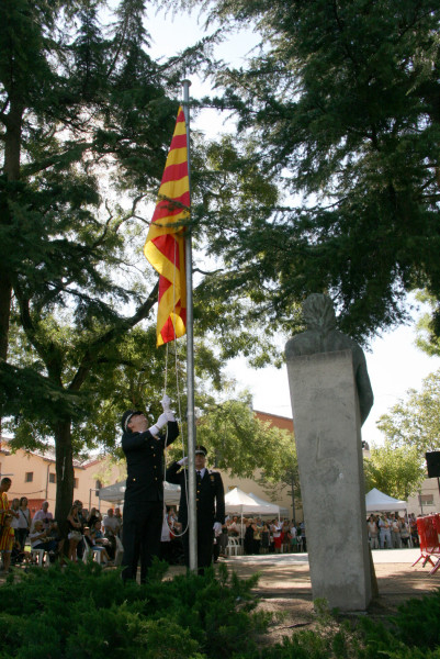 Alçada de la senyera al 2016