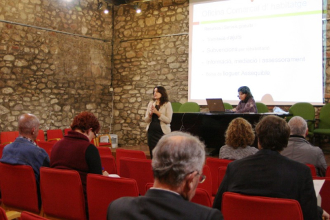 Xerrada sobre la Borsa de Lloguer Assequible de l'Ofcina d'Habitatge del Vallès Occidental.