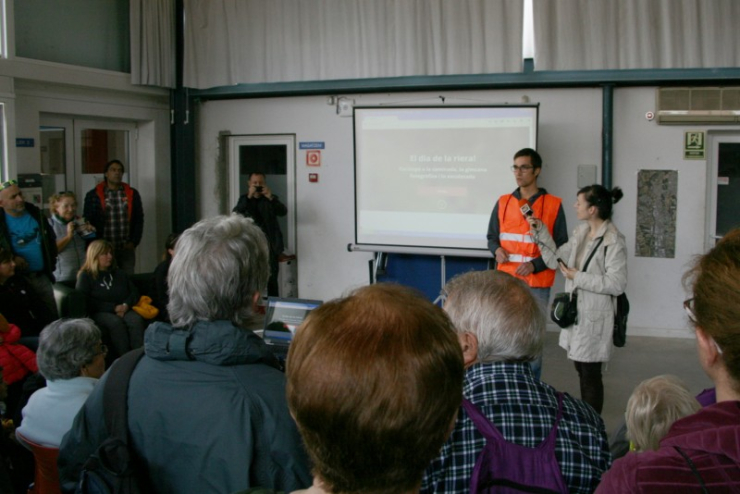 Presentació del web de participació 'Viu la riera!'. Novembre 2016.