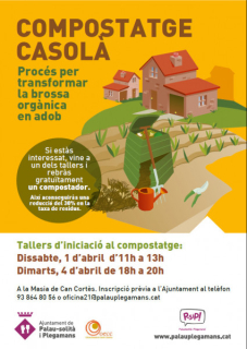 Cartell: Taller de compostatge.