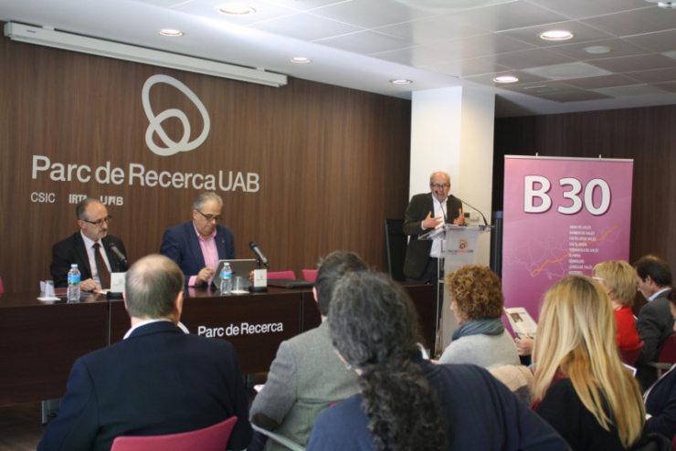 Consell plenari de l'Associació Àmbit B30. Imatge cedida per l'Associació Àmbit B30.