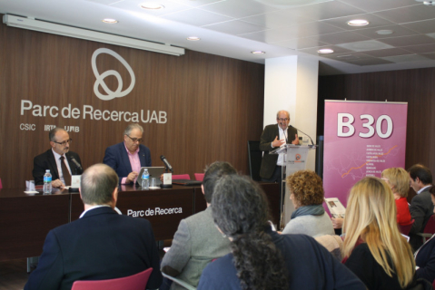 Consell plenari de l'Associació Àmbit B30. Imatge cedida per l'Associació Àmbit B30.