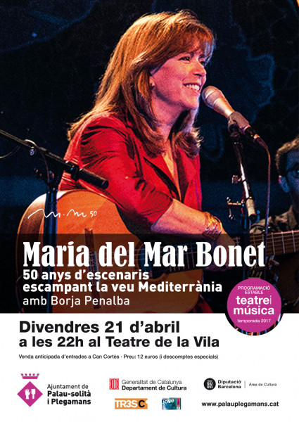 Cartell Maria del Mar Bonet