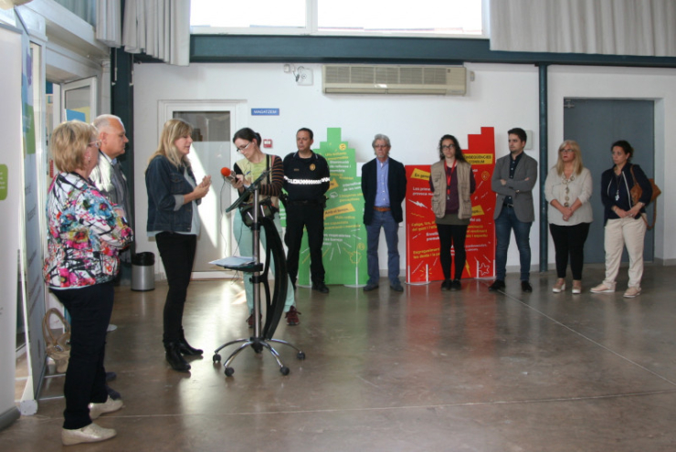 Inauguració de l'exposició 'Controles', sobre prevenció del consum de drogues.