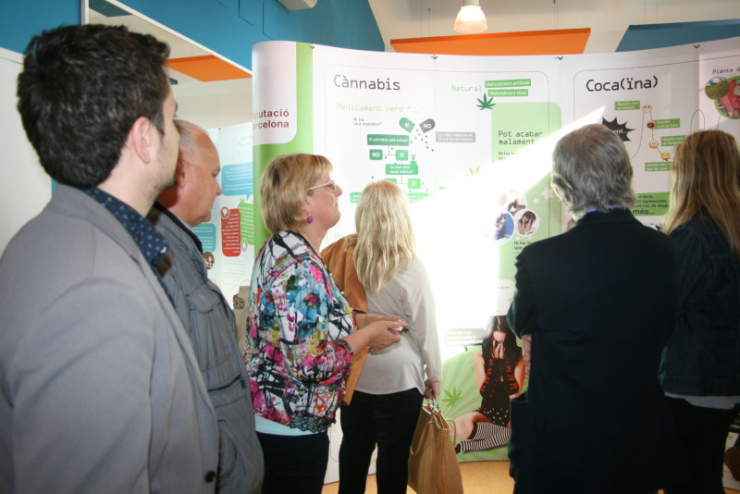 Inauguració de l'exposició 'Controles', sobre prevenció del consum de drogues.