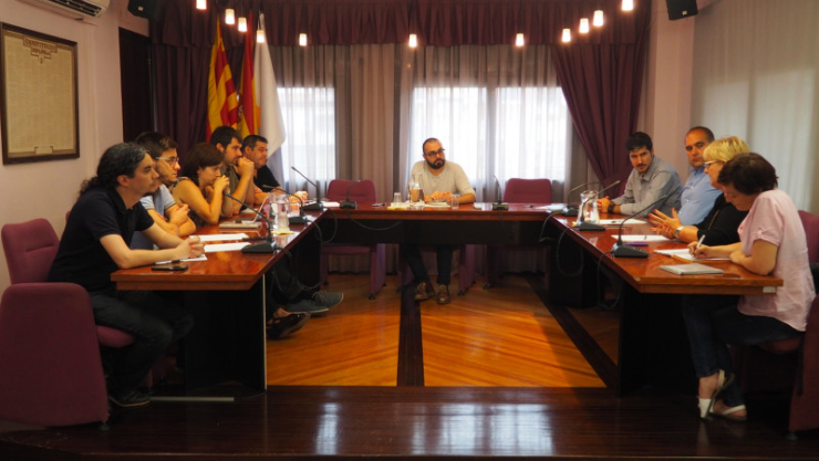 Reunió a l'Ajuntament de Polinyà entre els municips de l'àrea de l'Hospital Parc Taulí.