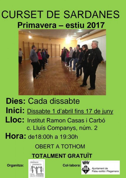 Cartell curset de sardanes