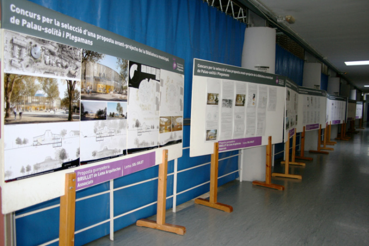 Exposició dels avantprojectes de la nova biblioteca