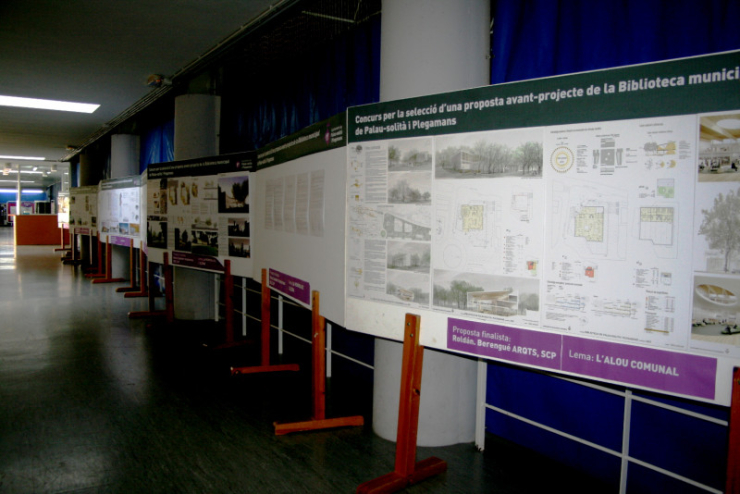 Exposició dels avantprojectes de la nova biblioteca