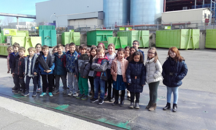 L'Escola Marinada visita la Deixalleria Municipal