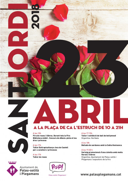 Sant Jordi 2018. Cartell.
