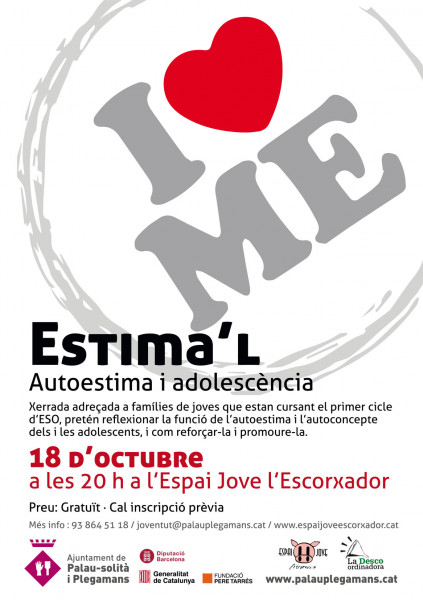 Xerrada: “Estima’l: Autoestima i adolescència