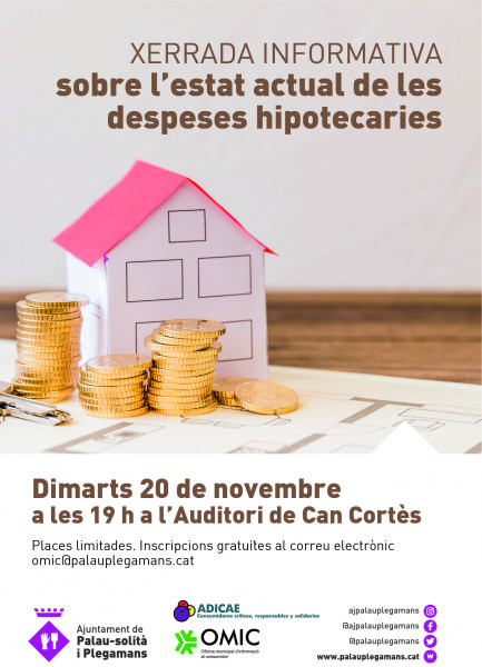 Xerrada sobre despeses hipotecàries