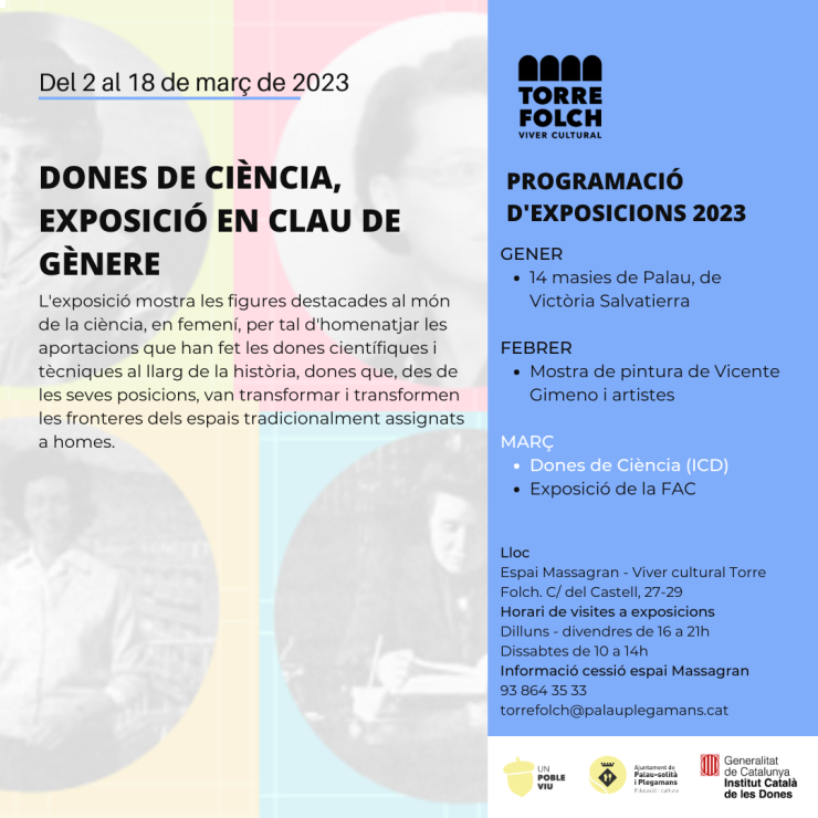 Exposició Dones de Ciència