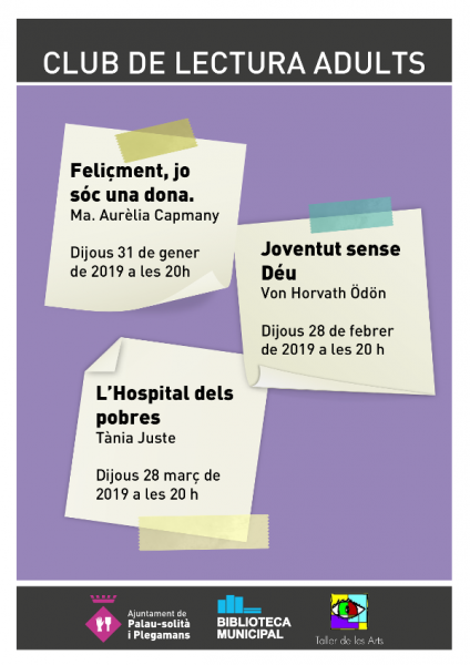 Club lectura adults 1er T.