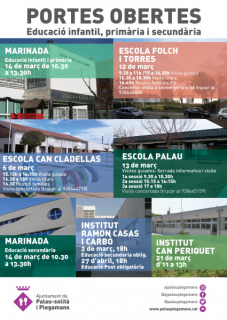 Cartell portes obertes 2020