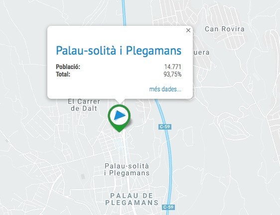 Mapa web de l'Info Participa.