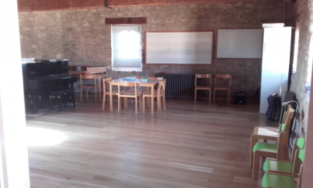 Vista actual de l'aula de nadons