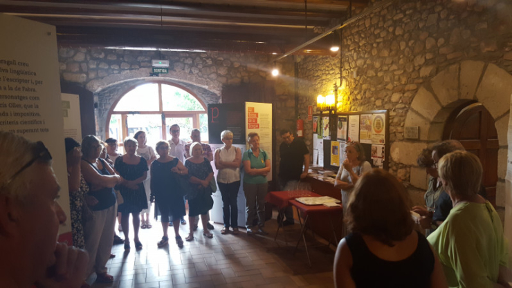 Inauguració de l'exposició "Pompeu Fabra. Una llengua completa"