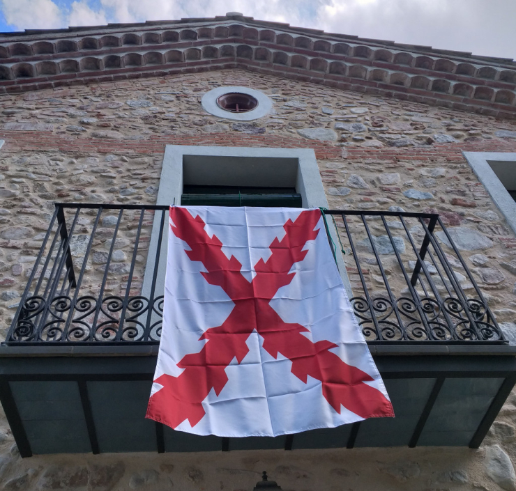 Balcons engalanats pel Mercat Medieval