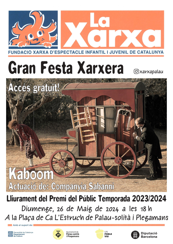 Cartell Gran Festa Xarxera KABOOM