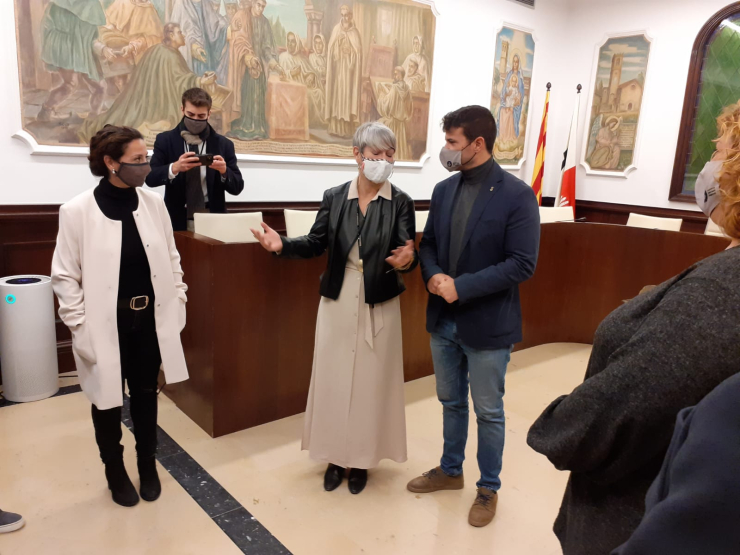 Visita consellera de Justícia, Lourdes Ciuró