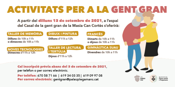 Activitats per a la gent gran