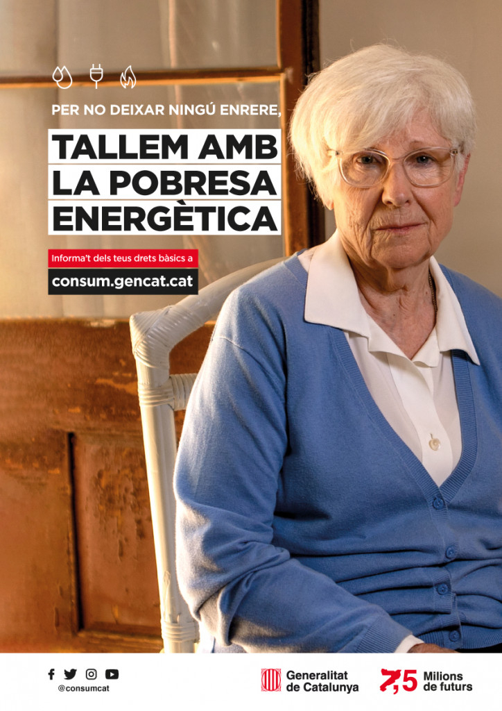 Cartell Pobresa energètica Agència Catalana de Consum
