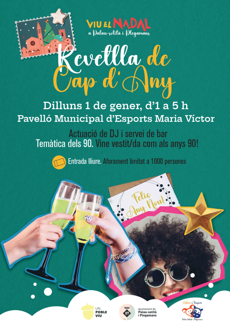 Cartell revetlla de cap d'any