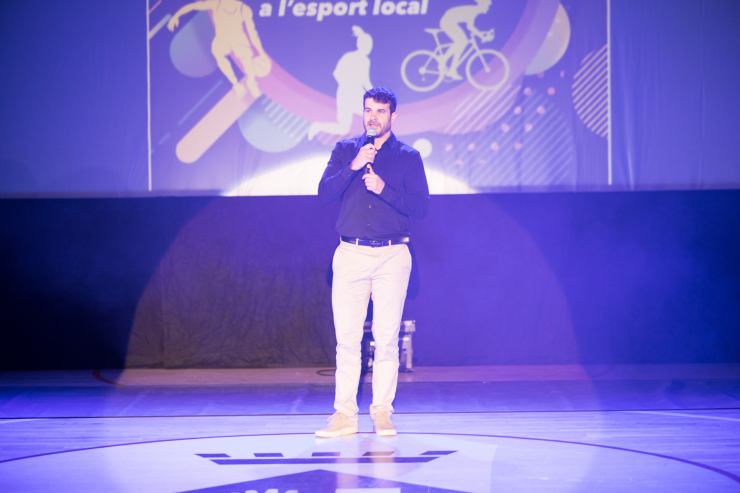 Nit de l'Esport. Parlament de l'alcalde, Oriol Lozano