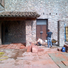 Ampliacio del porxo masia can cortes 1