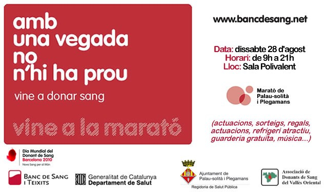Marató de Donació de Sang 2010