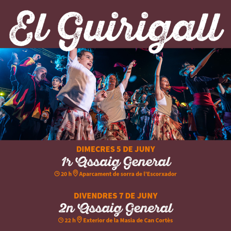 Cartell El Guirigall Assaig General