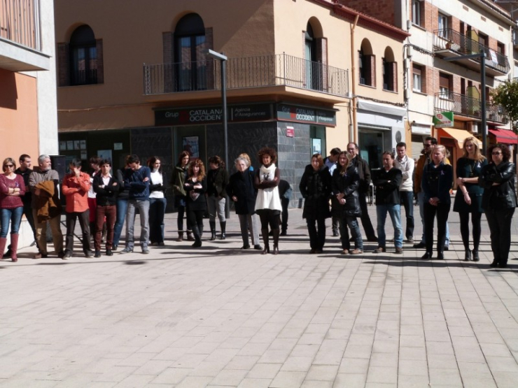 Moltes persones s'han sumat a l'acte de commemoració del dia de les Dones