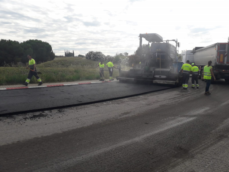 Obres al ferm de la carretera B-143