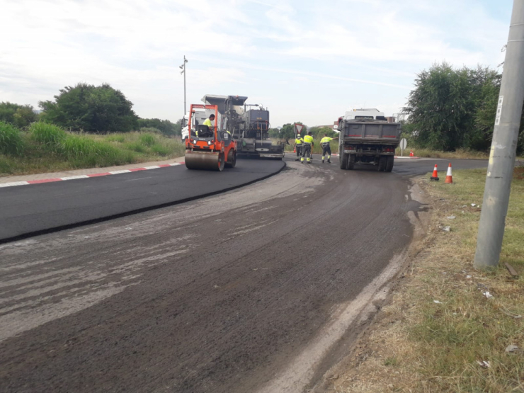 Obres al ferm de la carretera B-143