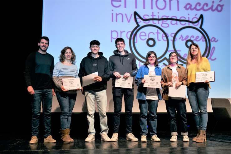 Entrega diplomes Certamen Atenea. Fotografia de Quim Pascual.