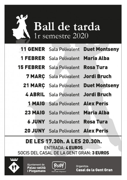 Ball de tarda 1r Sem. 2020