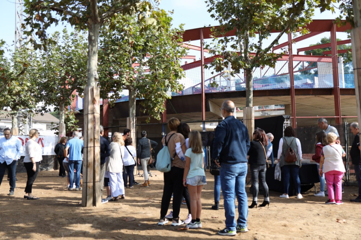 Acte de col·locació de la primera pedra
