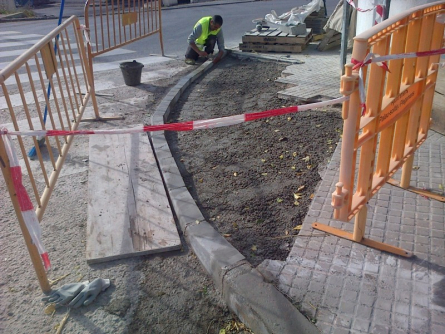Reparació vorera carrer Boters