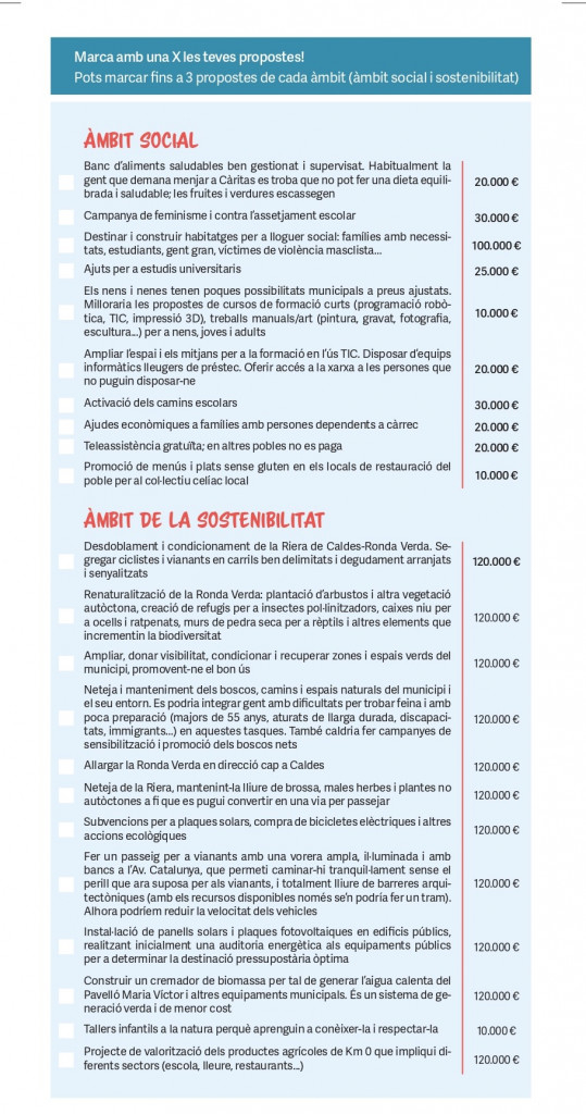 Butlleta votació darrere