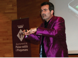 Imatge de l'entrevista a Xavier Sala-i-Martín.