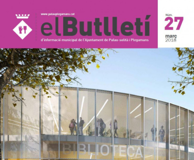 Fragment de la portada elButlletí (març 2018)