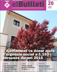 Portada del Butlletí Municipal número 20