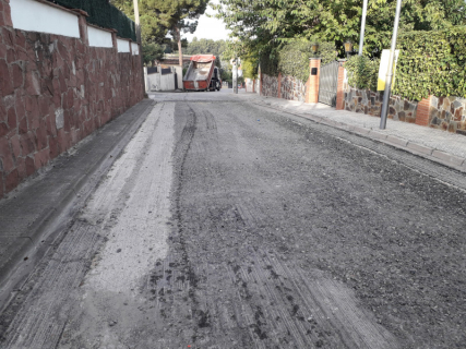 Obres de pavimentació del carrer Esquirol