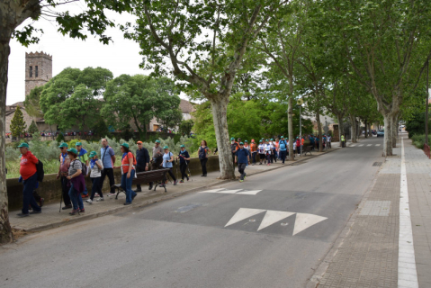 La passejada sortint de l'Esglèsia de Santa Maria