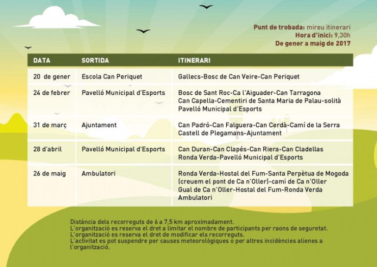Passejades arreu del municipi.2
