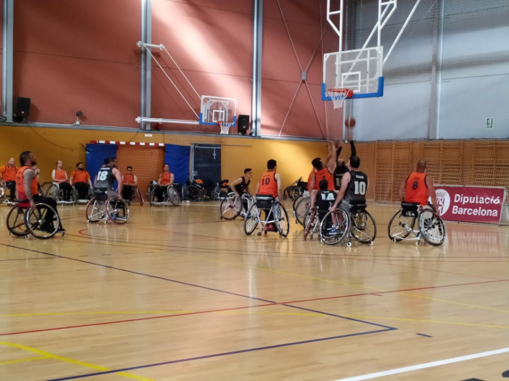 Partit del Campionat Bàsquet en cadira de rodes